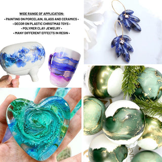 Alcohol Ink Set – Earth Tones (4 Pack) - Alcohol Ink, 'A' Line - KAMENSKAYA