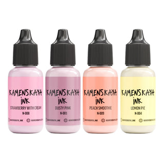 Alcohol Ink Set – Pastel Citrus (4 Pack) - Alcohol Ink, Pastel Collection - KAMENSKAYA
