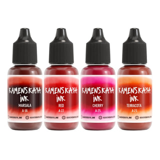 Alcohol Ink Set – Vintage Reds (4 Pack) - Alcohol Ink, 'A' Line - KAMENSKAYA