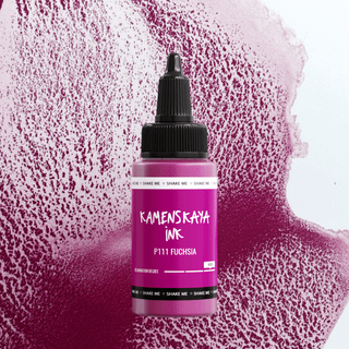 Delaminating Alcohol Ink P - 111 'Fuchsia' - Alcohol Ink, Delaminating Collection - KAMENSKAYA