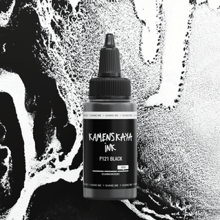 Delaminating Alcohol Ink P - 121 'Black' - Alcohol Ink, Delaminating Collection - KAMENSKAYA