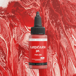 Delaminating Alcohol Ink P - 134 'Lava' - Alcohol Ink, Delaminating Collection - KAMENSKAYA