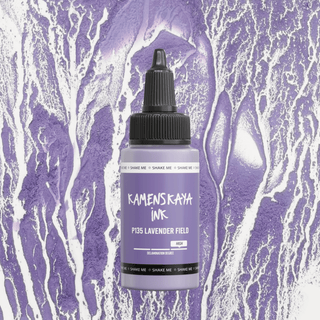Delaminating Alcohol Ink P - 135 'Lavender field' - Alcohol Ink, Delaminating Collection - KAMENSKAYA
