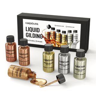 Liquid Gilding Set -Liquid Leaf Paint- KAMENSKAYA