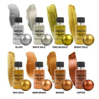 Liquid gilding 'Warm brass' - Liquid Leaf Paint - KAMENSKAYA