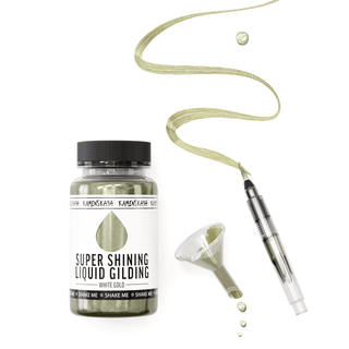 Liquid gilding 'White gold' (100 ml) - Liquid Leaf Paint - KAMENSKAYA