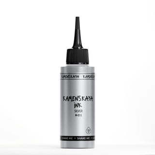 Metallic Alcohol Ink M - 011 'Silver' (100 ml) - Alcohol Ink, Metallic Collection - KAMENSKAYA