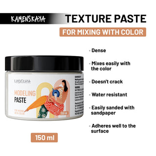 Modeling Paste Discovery Set – 5 pcs × 150 ml -Modeling Paste- KAMENSKAYA