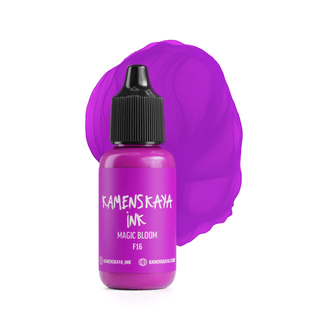 Neon Alcohol Ink F - 16 "Magic Bloom" - Alcohol Ink, Neon Collection - KAMENSKAYA