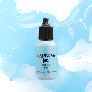 Pastel Alcohol Ink N - 002 'Baby blue' - Alcohol Ink, Pastel Collection - KAMENSKAYA