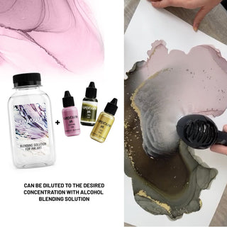 Pastel Alcohol Ink N - 003 'Mint' - Alcohol Ink, Pastel Collection - KAMENSKAYA
