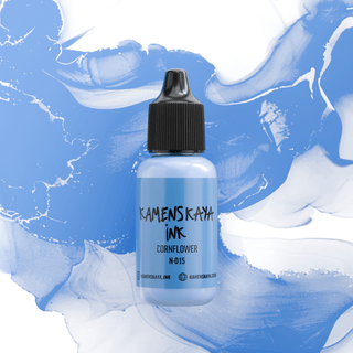Pastel Alcohol Ink N - 015 'Cornflower' - Alcohol Ink, Pastel Collection - KAMENSKAYA