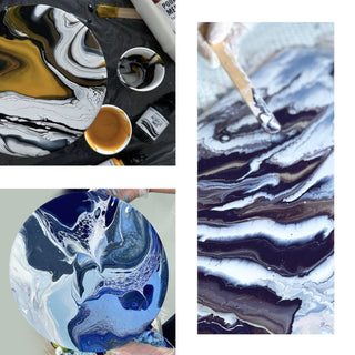 Pouring medium for fluid art - Acrylic Medium - KAMENSKAYA