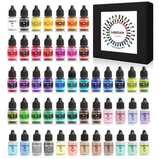 Set of 50 'mini' alcohol inks - Alcohol Ink Set - KAMENSKAYA