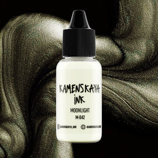 Shimmering Alcohol Ink M - 042 'Moonlight' - Alcohol Ink, Nacre - Chameleons Collection - KAMENSKAYA