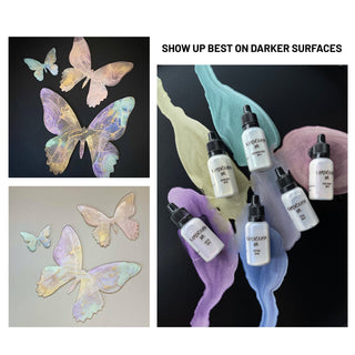 Shimmering Alcohol Ink M - 044 'Pearl' - Alcohol Ink, Nacre - Chameleons Collection - KAMENSKAYA