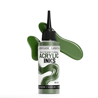 W1143 Khaki green - Acrylic Ink - KAMENSKAYA