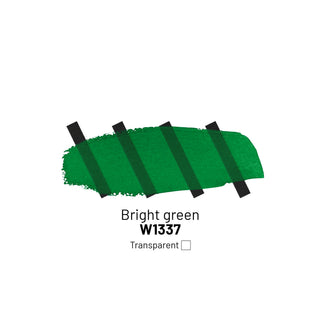 W1337 Bright green - Acrylic Ink - KAMENSKAYA