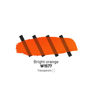 W1577 Bright orange - Acrylic Ink - KAMENSKAYA