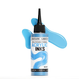 W2299 Baby blue - Acrylic Ink - KAMENSKAYA