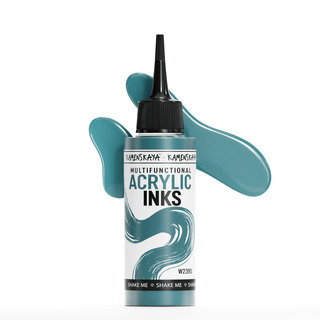 W2395 Dusty turquoise - Acrylic Ink - KAMENSKAYA