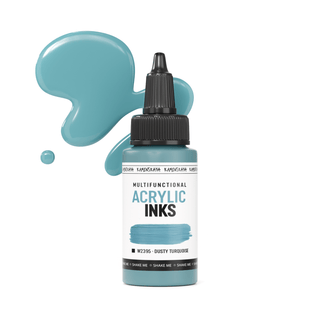 W2395 Dusty turquoise - Acrylic Ink - KAMENSKAYA