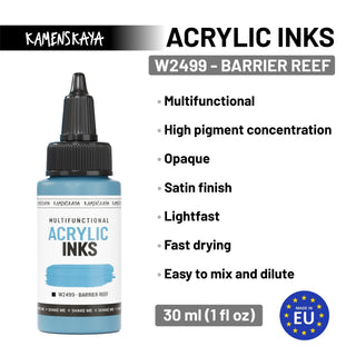 W2499 Barrier reef - Acrylic Ink - KAMENSKAYA