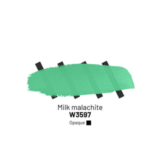 W3597 Milk malachite - Acrylic Ink - KAMENSKAYA
