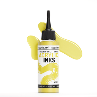 W7911 Banana - Acrylic Ink - KAMENSKAYA