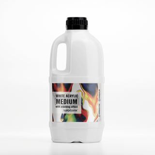White acrylic medium with cracking effect - Acrylic Medium - KAMENSKAYA
