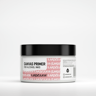 White canvas primer - Materials for Ink Art - KAMENSKAYA